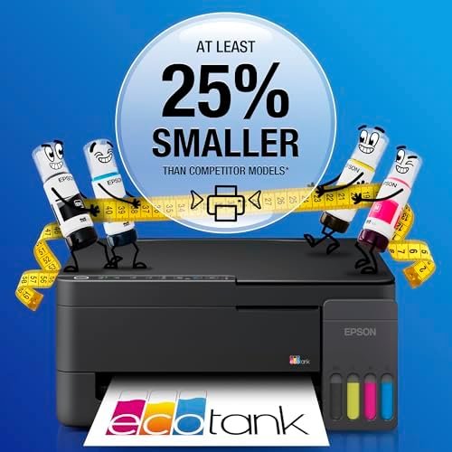 EcoTank ET-2910 | Busy Home Use | Wi-Fi | A4 | Print, Copy, Scan | AirPrint Compatible | Compact | Includes Up To 3 Years of Ink 4