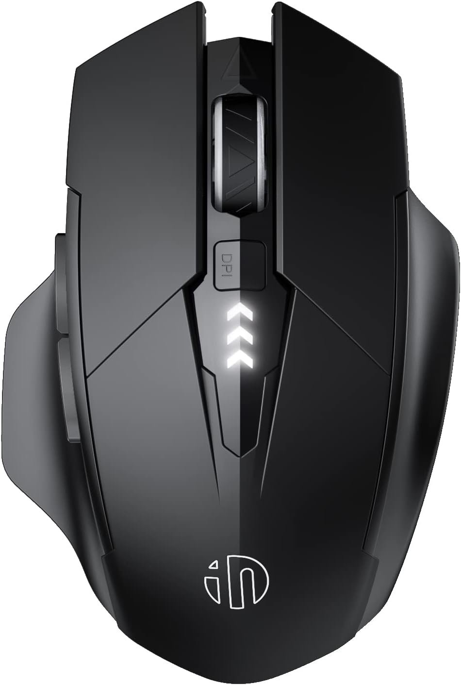 Bluetooth Mouse, [Upgraded] Multi-Device Silent Rechargeable Bluetooth Wireless Mouse (Tri-Mode: BT 5.0/4.0+2.4G), 1600DPI Ergonomic Portable Mouse for Laptop PC Computer Mac, Black
