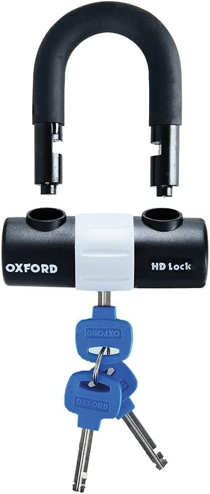 OF159 HD Motorbike Chain Lock + Screamer 7 Alarm Disc Lock Yellow/Black LK290 + Free Reminder Cable 1.5M 3
