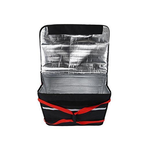 Heavy Duty Pizza Delivery Bag, 20" x 20" x 8" Full Insulated All Sides, 51 x 51 x 20cm 3